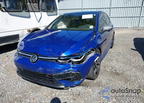 2022 Volkswagen Golf R 2.0T из США, поврежденный, VIN WVWFB7CD3NW147980